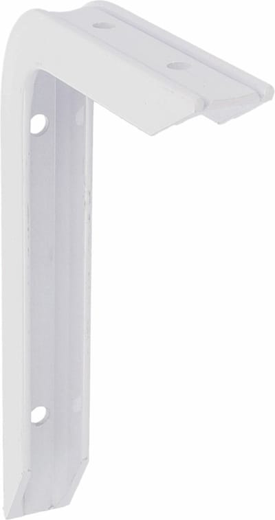 AMIG Plankdrager/planksteun van aluminium - gelakt wit - H200 x B150 mm - heavy support - boekenplank steunen