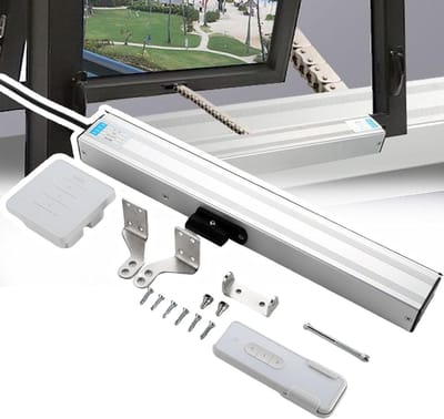 Elektrische Raamopener - Automatische Openers - Ramen Bediening - Dubbele Ketting - 700 mm Slag - Metaal