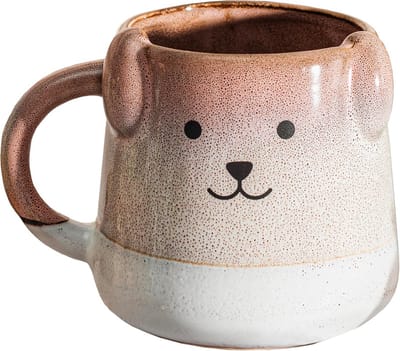 Mok Honden Ontwerp | Tekenfilm Huisdier Cadeau | 350ml Ceramische Mok voor Koffie en Thee | San Francisco Motief | Geschenk voor Hondenliefhebbers
