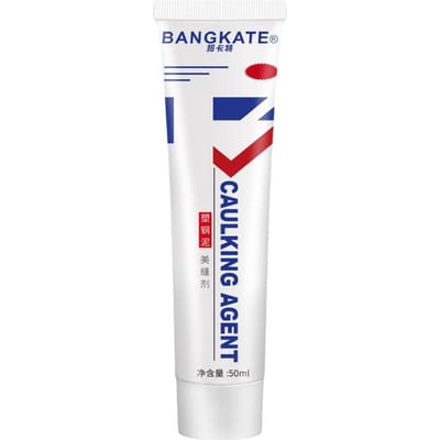 Kitmiddel Latex Afdichtmiddel Gel 1 stuks Sneldrogend, Waterdicht, Schimmelwerend Vulmiddel voor Beton, Marmer, Metaal, Glas, PVC - Ideaal voor Badkamer 50ML