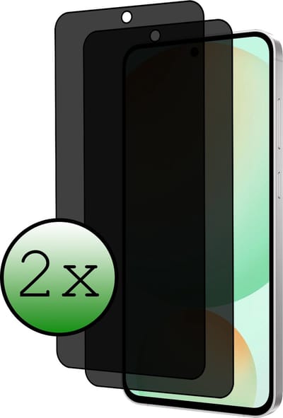 Screenprotector - 2 Stuks Geschikt voor Samsung Galaxy S24 FE - Privacy Filter - Beschermglas - Gehard Glas - Tempered Glass - Screen Protector