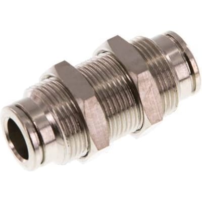 8mm Messing Insteekfitting Schotdoorvoer NBR