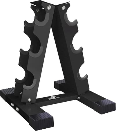 Halterrek voor Thuis Gym - Neopreen Halters Organizer met Eenvoudige Montage