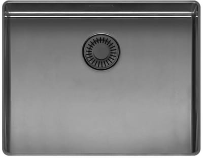 Keukenspoelbak Reginox New York Slim 50x40 cm Gunmetal II in PVD gunmetal grijs