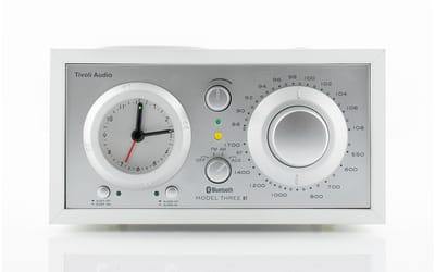 Tivoli Audio - Model 3 BT w/ USB - Wekkerradio met Bluetooth - Wit/Zilver