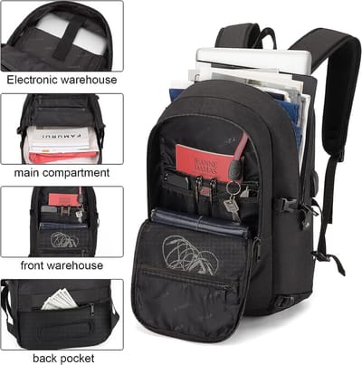 Famanu - Set van 2 universele bagagenetten 40x25 cm, elastische kofferbaknetten – Zwart