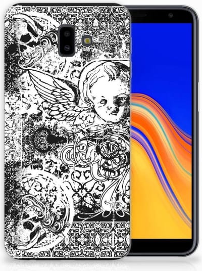 Silicone Back Case Samsung Galaxy J6 Plus (2018) Skulls Angel