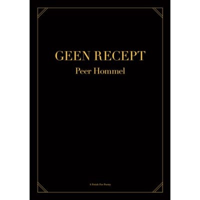 Geen Recept - Riekus - Peer Hommel