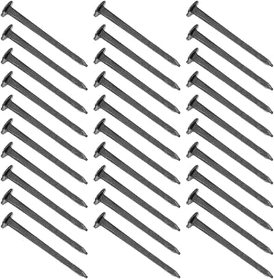 Stoffeer Spijkers - Ijzeren Nagels - Schoen Reparatie - Ronde Kop - 130 Stuks - Zwart