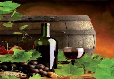 Fotobehang Wine | XL - 208cm x 146cm | 130g/m2 Vlies