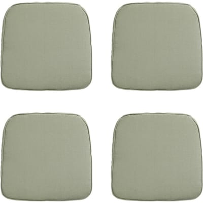 Madison - Zitkussen Wicker Panama sage - Ca. 48x48 cm - Set van 4