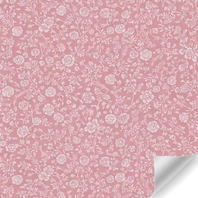 Papierrol Cadeaupapier – Bloemenmotief – 50 cm x 100 m – Tijdloos Roze Inpakpapier – Duurzaam & Recyclebaar