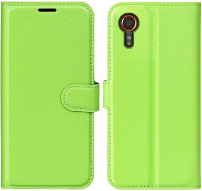 Coverup Hoesje - Geschikt voor Samsung Galaxy Xcover 7 Hoesje - Coverup Book Case - Groen