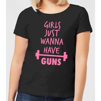 Girls Just Wanna have Guns Women's T-Shirt - Black - 3XL