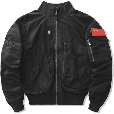 Pilotjack Heren Astronaut Cargojack Heren en Dames Eén Herfstjack Europese Maat 4XL black
