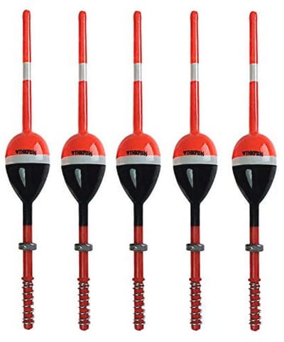 Visdobbers Balsa Hout - 5 stuks Slip Bobbers voor Crappie Panfish Snoekbaarzen