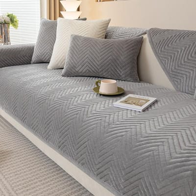 Crème Stijl Bankkussens Vier Seizoenen Universeel Kristalfluweel Antislip Woonkamer Bankovertrek Lederen Kussen Rugleuningovertrek 70x70cm 1pcs
