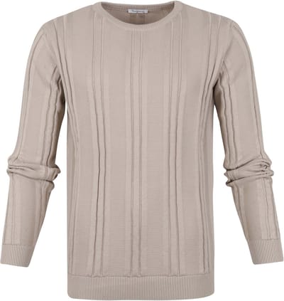 KnowledgeCotton Apparel Trui Licht Grijs - Maat L - Heren