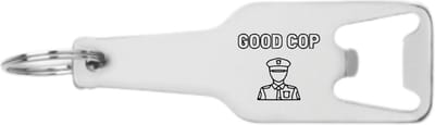 Akyol - goede politieagent flesopener - Poep - familie vrienden - cadeau - 105 x 25mm