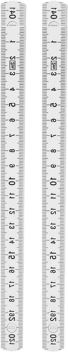 Opvouwbare Liniaal - Meetstok Houtbewerking - Precisie Metingen - Lichtgewicht Compact - 2 Meter Lengte