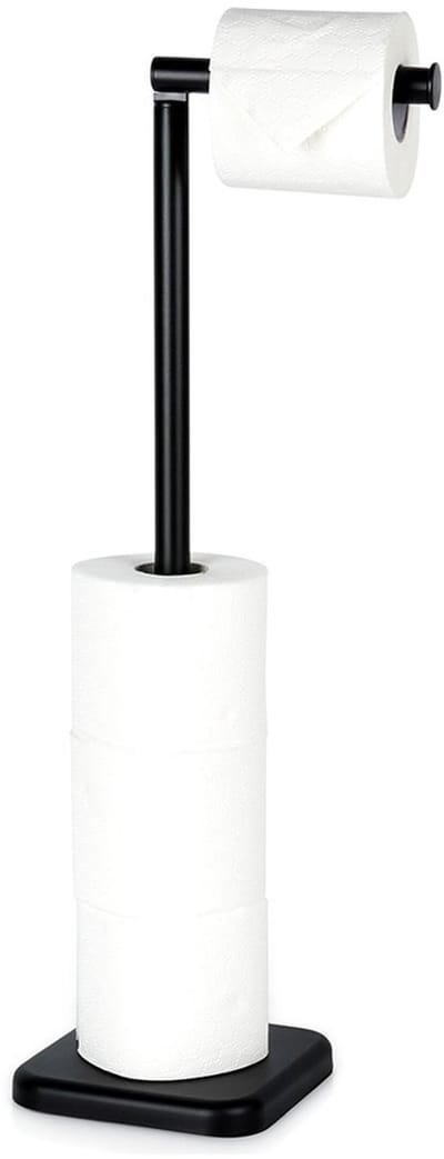 Vilde - Standaard voor Toiletpapier - Zwart - 56cm