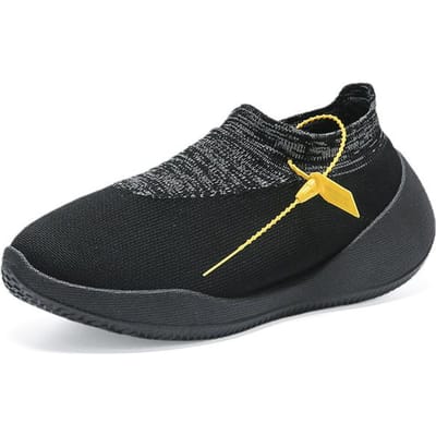 Nouveau Chaussures Chaussettes de Haute Qualité Faciles à Mettre et à Enlever Ensemble Homme Tendance Pied Chaussures de Sport Décontractées 39 -45 Magasin d'Usine 40 noir