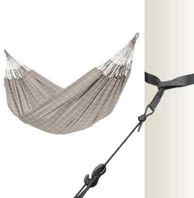 Handgemaakte Kingsize Hangmat met Bevestiging voor Binnen en Buiten