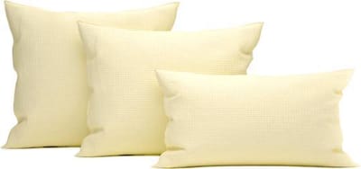 Heckett & Lane Wafel - Kussensloop - 50x50 cm - Vanilla - 2 Stuks