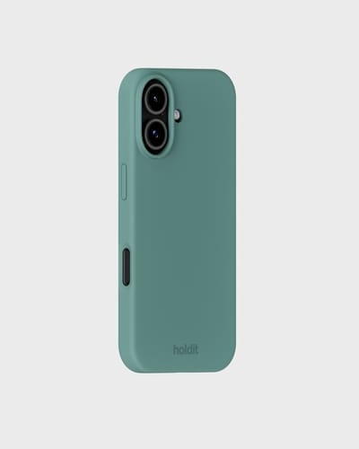 Holdit Silicone Case geschikt voor Apple iPhone 17 - Moss Green