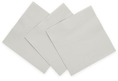20x Servetten Zilver Metallic 3-Laags 33 x 33cm – Feestelijke Papieren Servetten – Sterk & Zacht