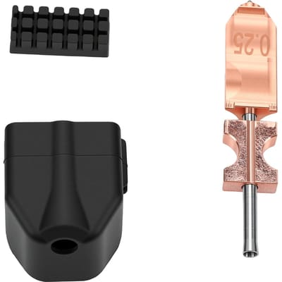 Remplacement de Hotend 0,25 mm pour imprimante 3D Flashforge AD5X Kit d'extrudeur de tête d'impression tout métal avec chaussette en silicone pour buse