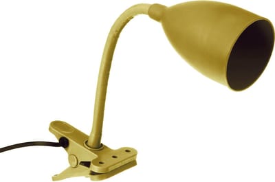Atmosphera klem bureaulampje - Design Light Classic - okergeel - H43 cm - Leeslamp