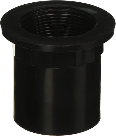 Afvoer Adapter - Sanitair Koppeling - Afvoer Aansluiten - Slip Inlaat - 1-1/2 Inch - Zwart