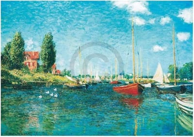 Kunstdruk Claude Monet - Red Boats 80x60cm