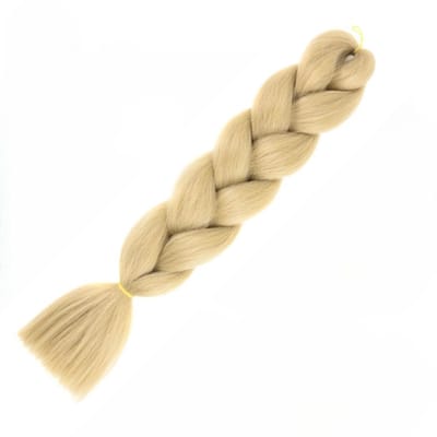 Hairextensions - Vlechthaar Synthetisch 58cm - Haar Vlechten Extensions - Vlechthaar blond - Haarverlenging – Haarstuk - Synthetisch haar - LOUZIR