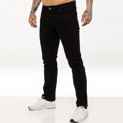 Kruze Heren Rechte Benen Stretch Jeans