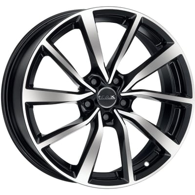Aluminium velg 18 inch MAK Panorama 5x112 8J ET42, Kleur Zwarter Spiegel