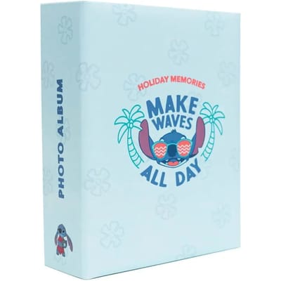 Disney, Fotoalbum Stitch 100 Hoezen Hard 10x15cm, Lichtblauw