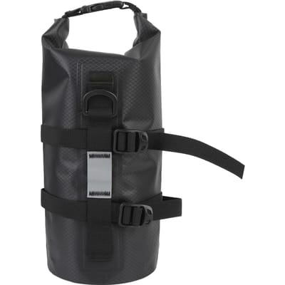 Fiets Voorvork Tas 5L TPU Waterdicht Fiets Fork Pack met Reflecterende Strip voor Mountainbikes black