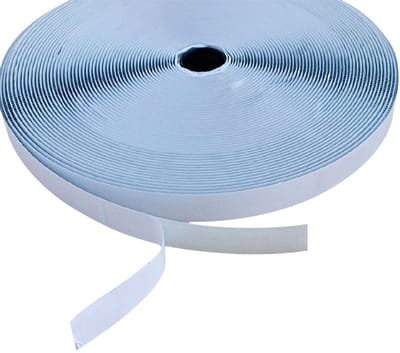 Showgear klittenband zelfklevend 20 mm x 25 m, grijs