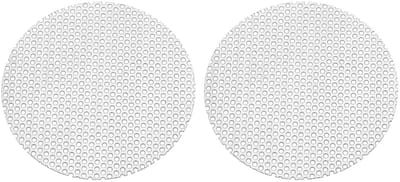 Geperforeerde Plaat - Roestvrij Staal - Decoratieve Toepassing - Roest- en Corrosiebestendig - 80 mm Diameter - Zilverkleurig