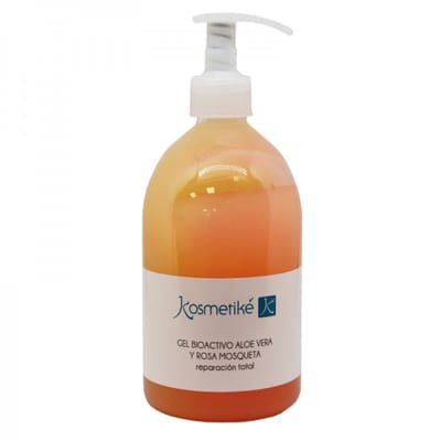 Kosmetiké Professional Gel met ROSA MOSQUETA Rozenbottel & Aloë Vera 500cc: Totale Huidreparatie en Hydratatie  Diepe Hydratatie & Voeding, Anti-Aging & Verjonging