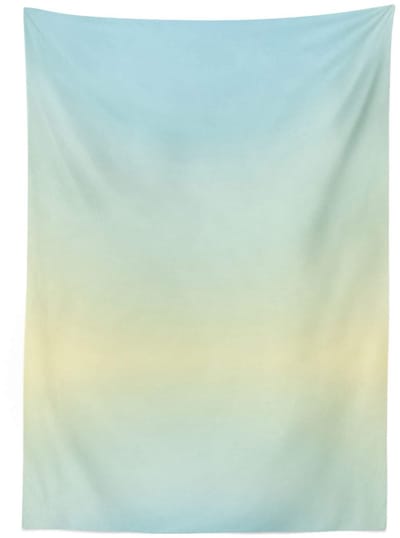 ABAKUHAUS Tafelkleed 140x170 cm – Babyblauw satijn, rechthoekig