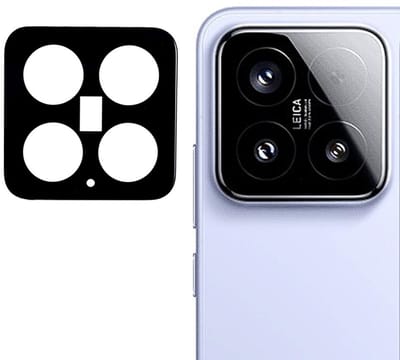 Coverup Camera Lens Protector - Geschikt voor Xiaomi 15 Camera Lens Protector - Coverup 9H Tempered Glass - Zwart