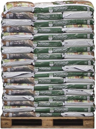 Pokon Universele Potgrond - 60x40l - Voor binnen en buiten - 60 dagen voeding - Potgrond universeel - Pallet 60 stuks - 2400L