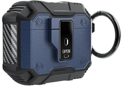 Beline AirPods Click Cover - Etui - Niebieskie - Compatibel met AirPods 4