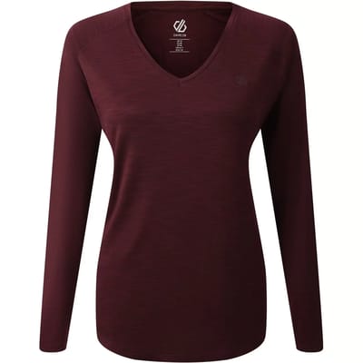 V-hals lange mouwen dames shirt Dare 2B Discern