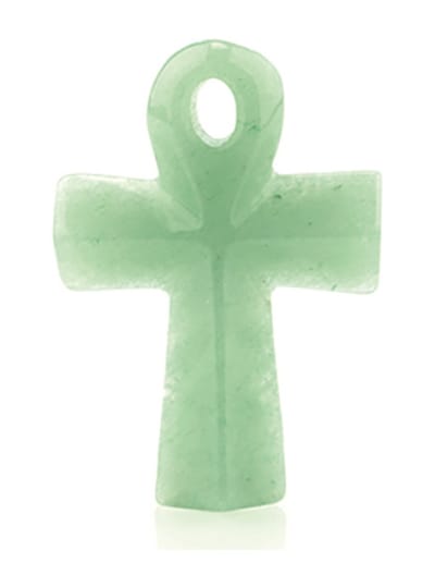 Ankh teken Aventurijn groen