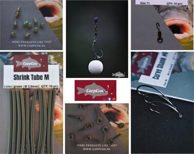 Spinner Rig Kit #6 - 5 onderdelen - Alles om je eigen Ronnie Rig Hook Section te maken! - Voordeelpakket - Karper onderlijn - Rigmateriaal