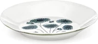 Serax Marni Midnight Flowers Anemone Vaniglia diep bord D18cm H2.9cm groen / blauw